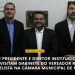 Diretores do CONAP visitam Gabinete do Vereador Ricardo Evangelista na Câmara Municipal de Niterói