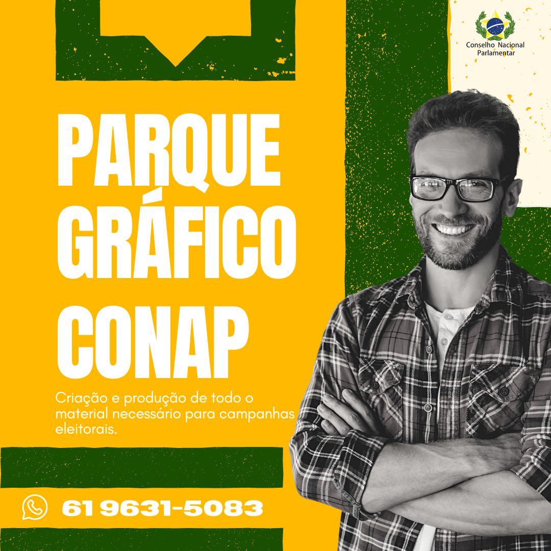 CONAP oferece suporte completo aos candidatos com seu parque gráfico para campanhas